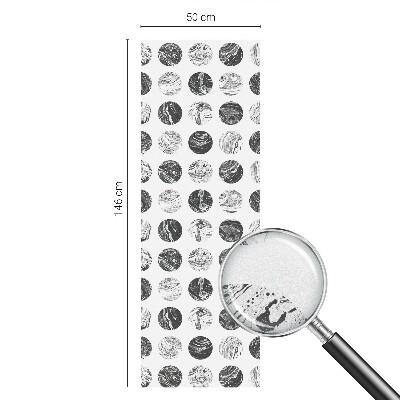 Zelfklevende raamfolie glas in lood Marmeren elegantie