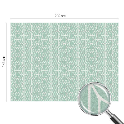 Zelfklevende raamfolie glas in lood Harmonieuze structuur