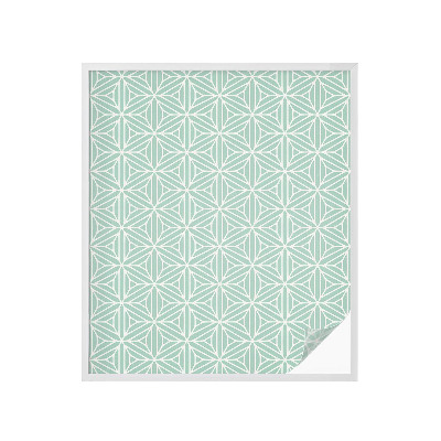 Zelfklevende raamfolie glas in lood Harmonieuze structuur