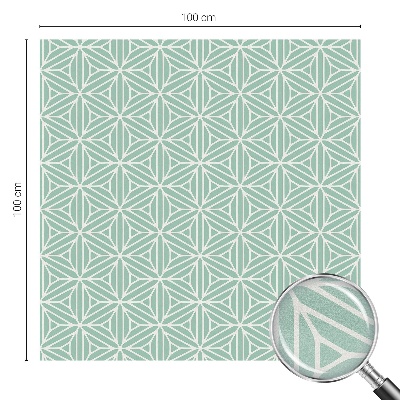 Zelfklevende raamfolie glas in lood Harmonieuze structuur