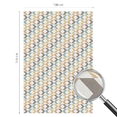 Zonwerende raamfolie Geometrische ruiten