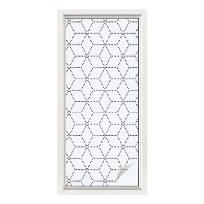 Anti inkijk raamfolie Gestippelde ruiten