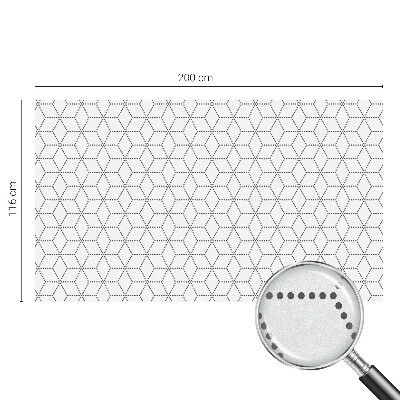 Anti inkijk raamfolie Gestippelde ruiten