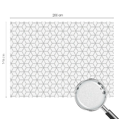 Anti inkijk raamfolie Gestippelde ruiten