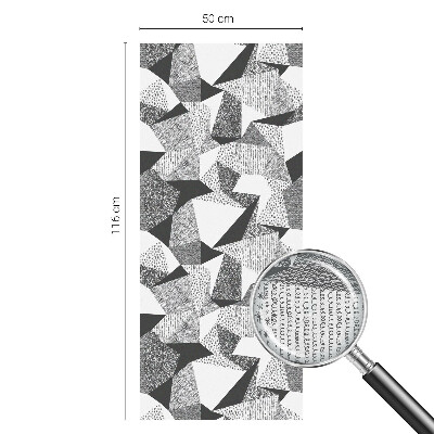 Zelfklevende anti inkijk folie glas in lood Geometrische figuren