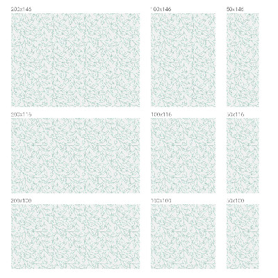 Zonwerende raamfolie glas in lood Delicate bladeren