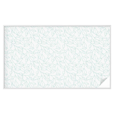 Zonwerende raamfolie glas in lood Delicate bladeren