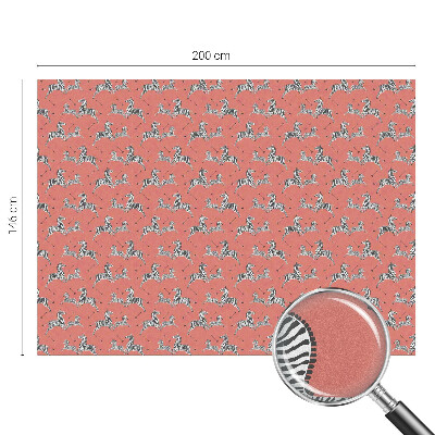 Zonwerende raamfolie glas in lood Zebramotief