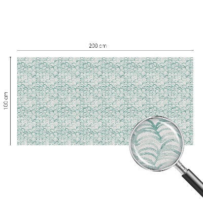 Zelfklevende anti inkijk folie glas in lood Groene golf