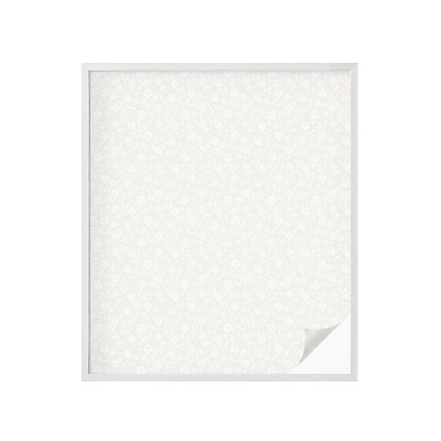 Zelfklevende raamfolie glas in lood Bloemenpatroon