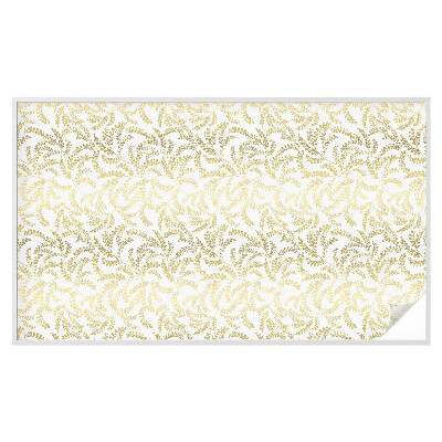 Zelfklevende anti inkijk folie glas in lood Plantenpatroon