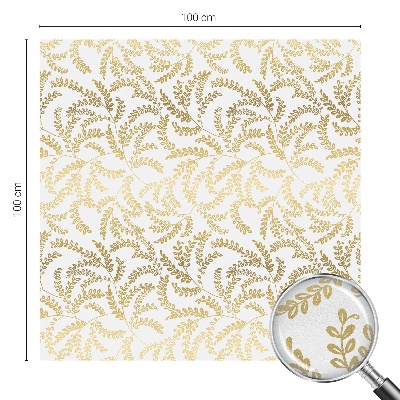 Zelfklevende anti inkijk folie glas in lood Plantenpatroon