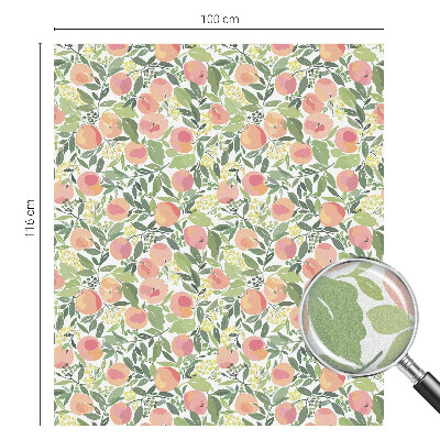 Anti inkijk raamfolie Fruitpatroon