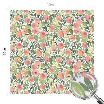 Anti inkijk raamfolie Fruitpatroon