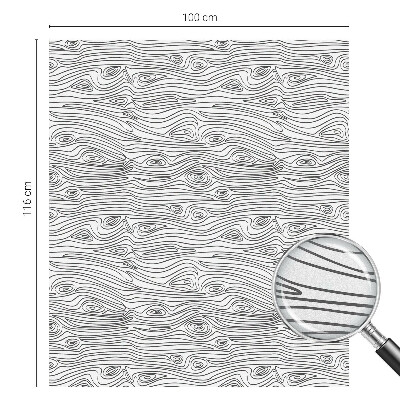 Zonwerende raamfolie Houten lijnen