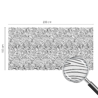 Zonwerende raamfolie Houten lijnen