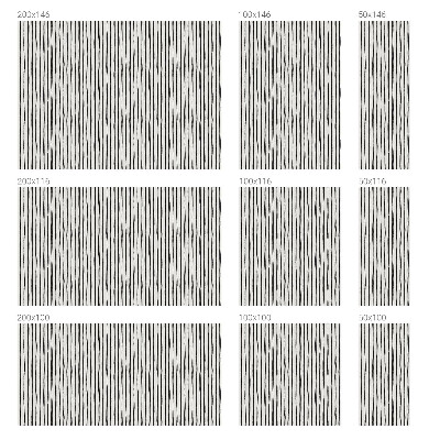 Anti inkijk raamfolie Verticale strepen