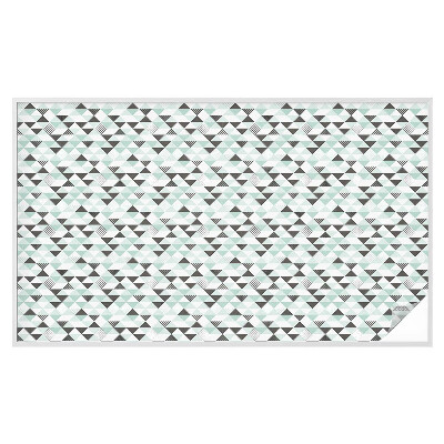 Zonwerende raamfolie glas in lood Driehoekige patronen