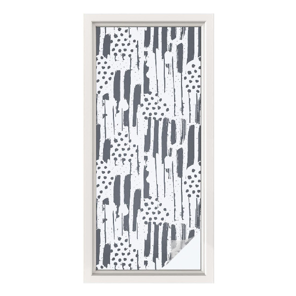 Zonwerende raamfolie Strepen en stippen