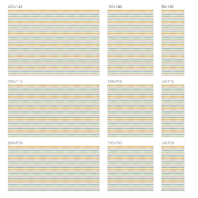 Zelfklevende raamfolie glas in lood Pastelstrepen