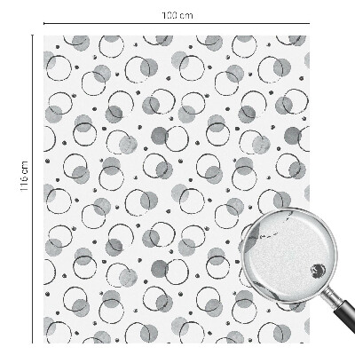 Zelfklevende anti inkijk folie glas in lood Grijze wielen