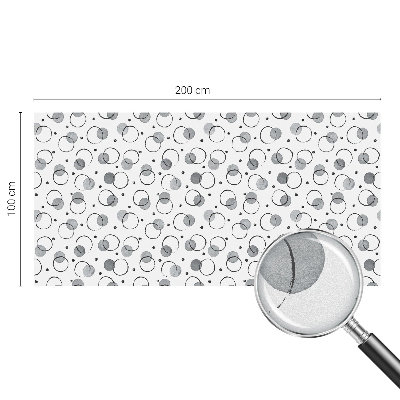 Zelfklevende anti inkijk folie glas in lood Grijze wielen
