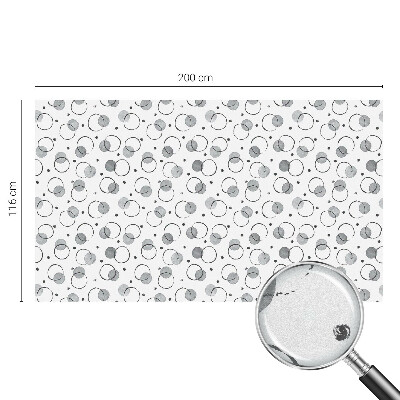 Zelfklevende anti inkijk folie glas in lood Grijze wielen