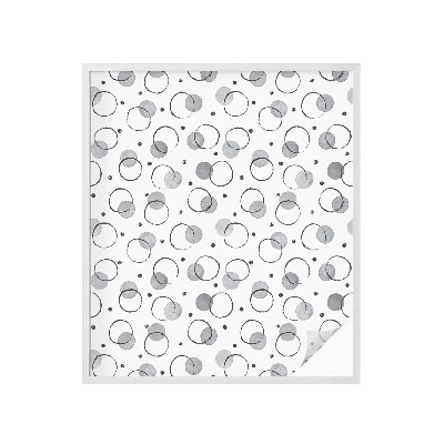 Zelfklevende anti inkijk folie glas in lood Grijze wielen