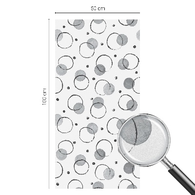 Zelfklevende anti inkijk folie glas in lood Grijze wielen