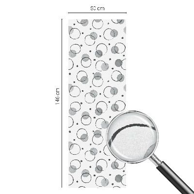 Zelfklevende anti inkijk folie glas in lood Grijze wielen