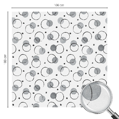 Zelfklevende anti inkijk folie glas in lood Grijze wielen