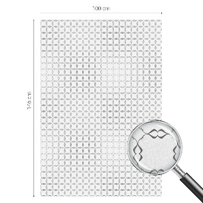 Zonwerende raamfolie glas in lood Geometrische lijnen