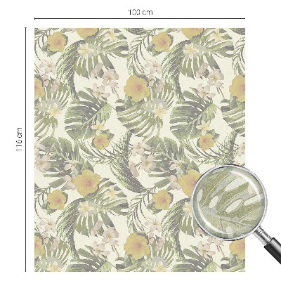 Anti inkijk raamfolie Tropisch thema