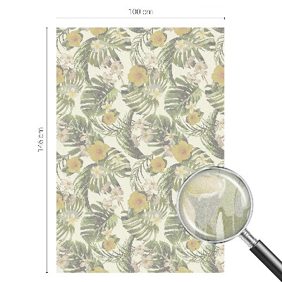 Anti inkijk raamfolie Tropisch thema