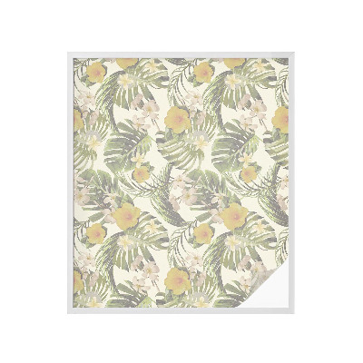 Anti inkijk raamfolie Tropisch thema