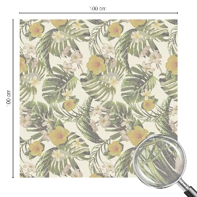 Anti inkijk raamfolie Tropisch thema