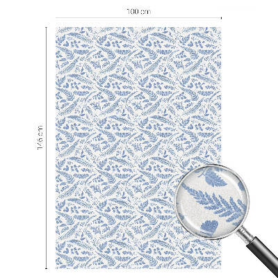 Zelfklevende anti inkijk folie glas in lood Varenbladeren