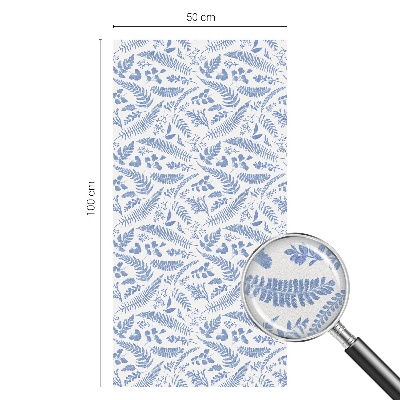 Zelfklevende anti inkijk folie glas in lood Varenbladeren