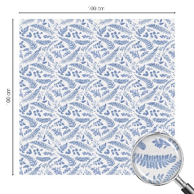 Zelfklevende anti inkijk folie glas in lood Varenbladeren