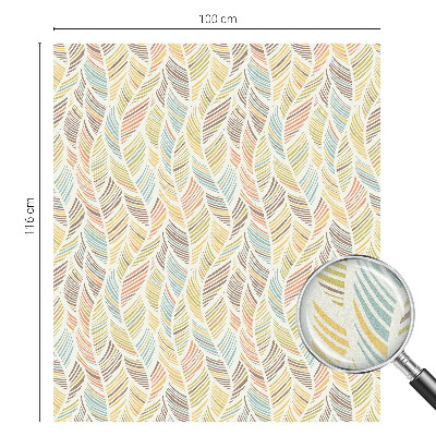 Zelfklevende anti inkijk folie glas in lood Regenboogveren