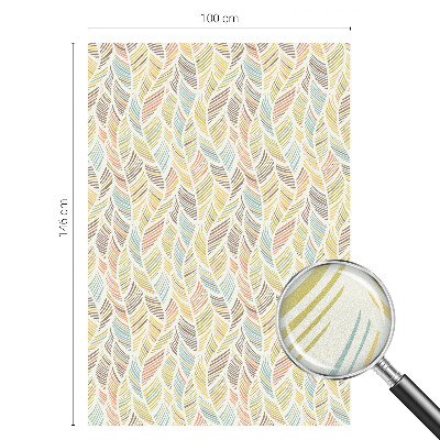 Zelfklevende anti inkijk folie glas in lood Regenboogveren