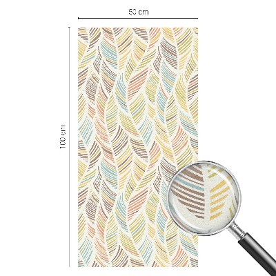 Zelfklevende anti inkijk folie glas in lood Regenboogveren