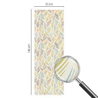 Zelfklevende anti inkijk folie glas in lood Regenboogveren
