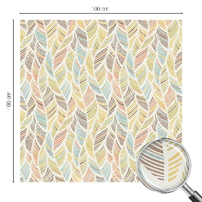 Zelfklevende anti inkijk folie glas in lood Regenboogveren