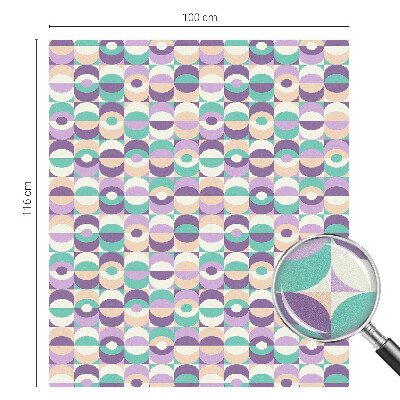 Zelfklevende raamfolie glas in lood Kleurrijke patronen