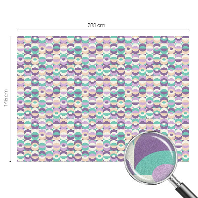 Zelfklevende raamfolie glas in lood Kleurrijke patronen