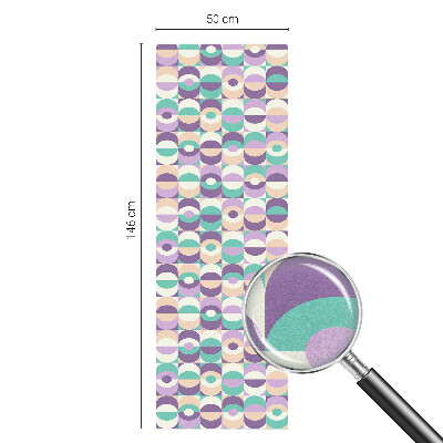 Zelfklevende raamfolie glas in lood Kleurrijke patronen