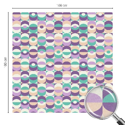 Zelfklevende raamfolie glas in lood Kleurrijke patronen