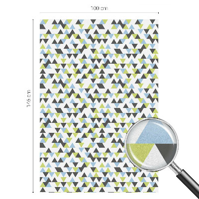 Anti inkijk raamfolie Geometrische driehoeken