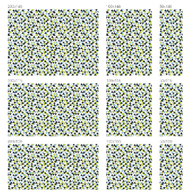 Anti inkijk raamfolie Geometrische driehoeken